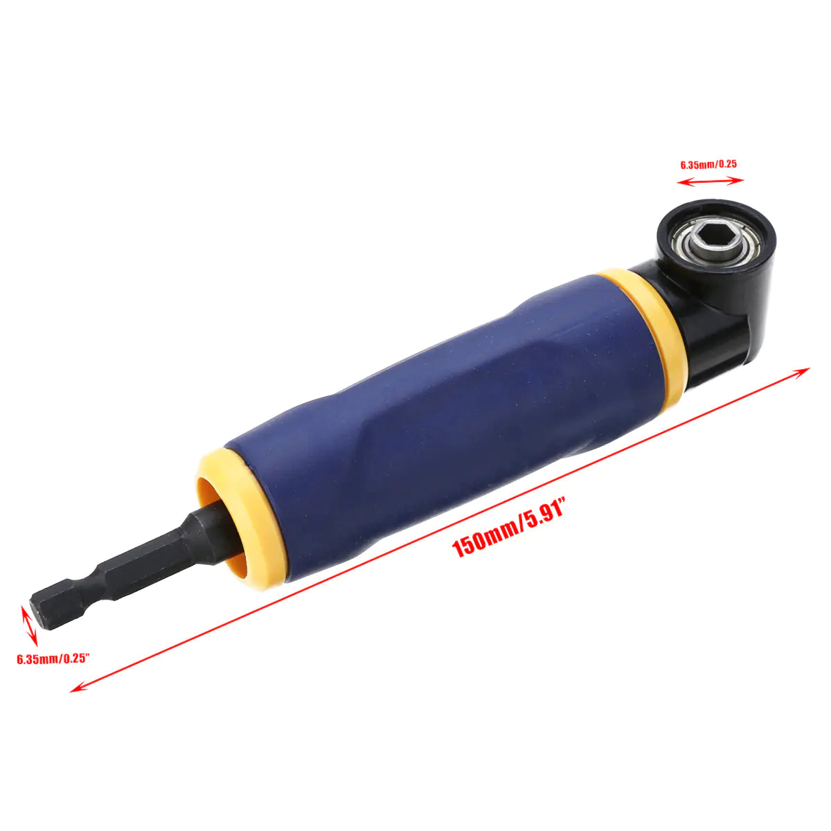 90-Degree Angle Screwdriver Attachment for Electric Drill